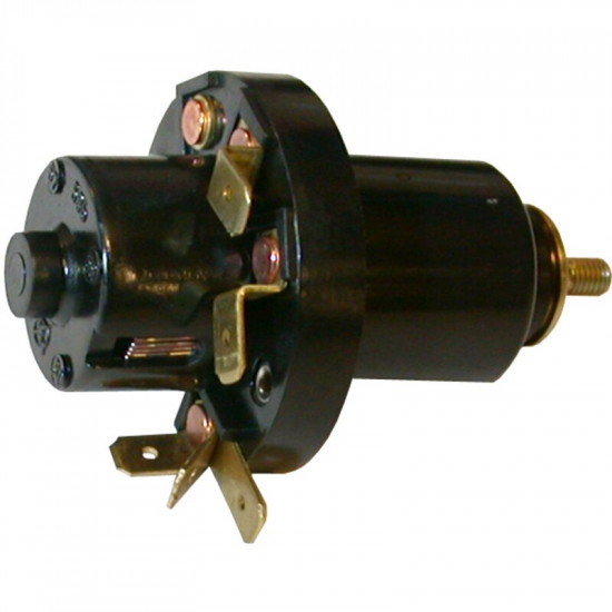 Switch for headlight with rheostat for dashboard lightning