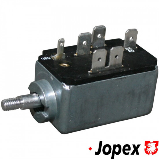 Switch for headlight with rheostat for dashboard lightning