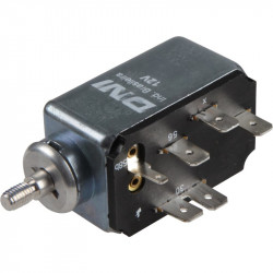 Switch for headlight with rheostat for dashboard lightning