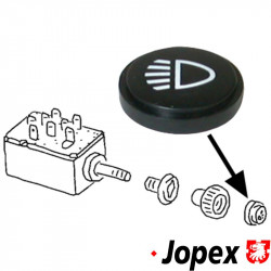 Cap for headlight switch knob