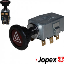 Emergency light switch with knob