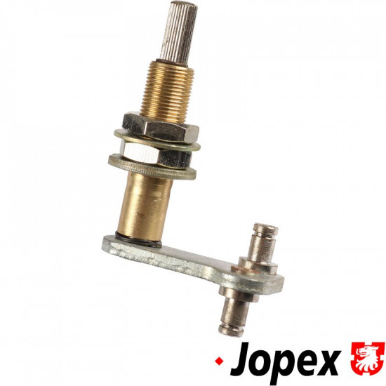 Wiper shaft with hardware, right