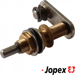 Wiper shaft with hardware, right