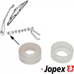 Wiper shaft bearing cover, 2 pcs. 08/57-07/69