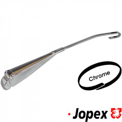 Wiper arm with bracket, chrome, left