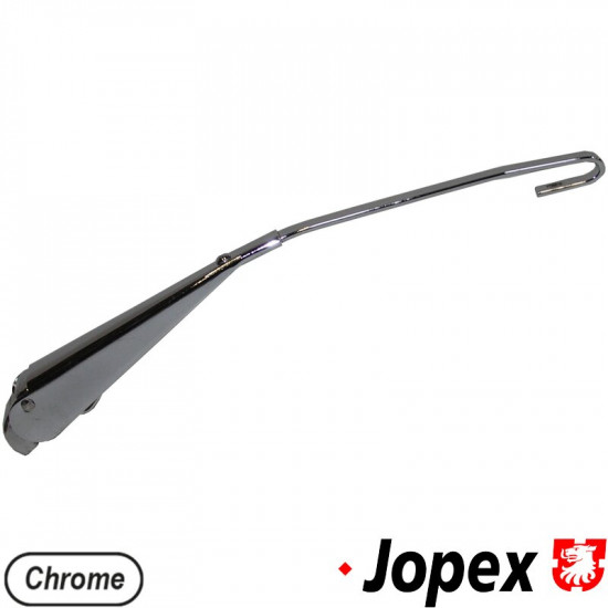 Wiper arm with bracket, chrome, right