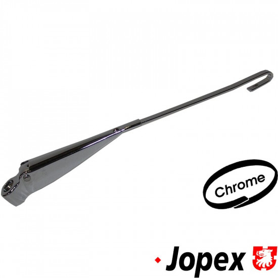 Wiper arm with bracket, chrome, right
