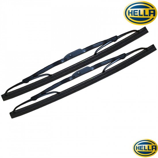 Wiper blade set, black, 275 mm, 10.8 inch, Hella
