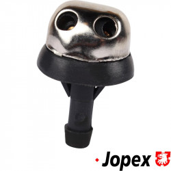 Washer jet, windshield washer, polished stainless steel