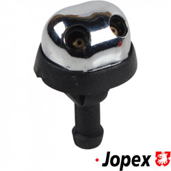 Washer jet, windshield washer, chrome