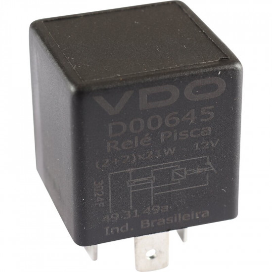 Relay for turn signal and emergency light, 12 Volt, 4x21 W