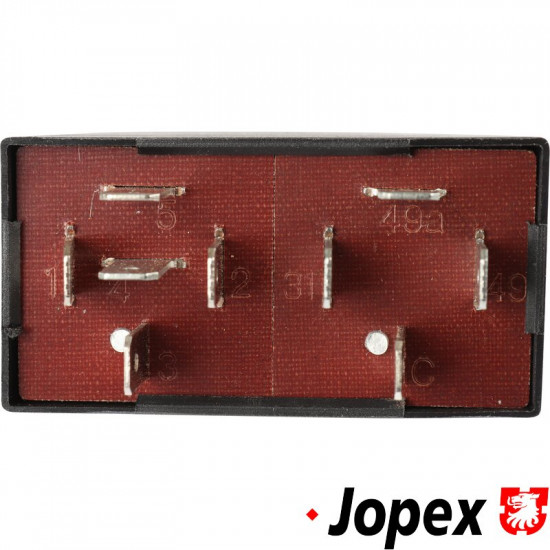 Relay for turn signal, 12 V, 9 poles