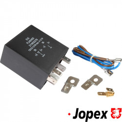 Relay for indicator, 12 V, 9 poles