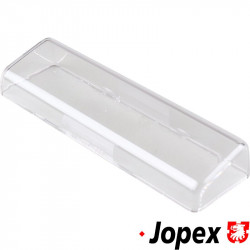 Cover for fuse box, clear, for 8 fuses