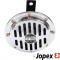 Horn, 12 V, Bosch style, chrome, without E-mark