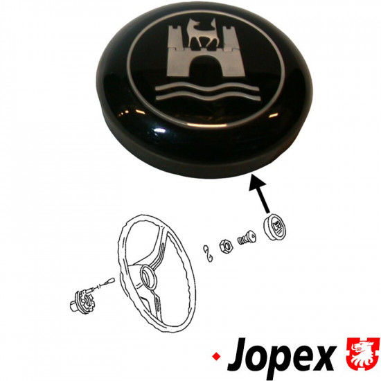 Horn cover cap, Wolfsburg logo