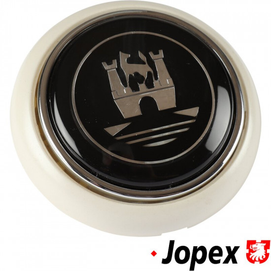Horn button, white. Fits JP No. 8145500700