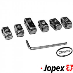 Wire separators, 4 cylinder kits, chrome