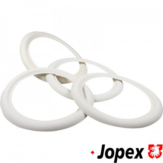 White wall ring, 4 pcs., 14"