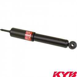 Shock absorber, front, for ball joint, lowered, gas charged, KYB