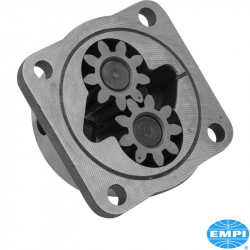Oil pump, 8 mm mounting, 21 mm gears. Fits single relief case with flat cam gears