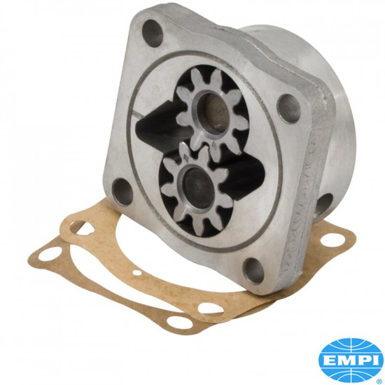 Schadek oil pump for flat cam, 30mm gears, with 2 pieces gaskets