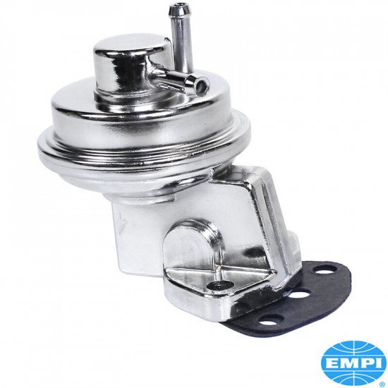 Fuel pump, chrome, with gasket