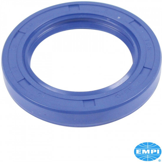 Oil seal for wheel bearing, front. For models with drum brakes