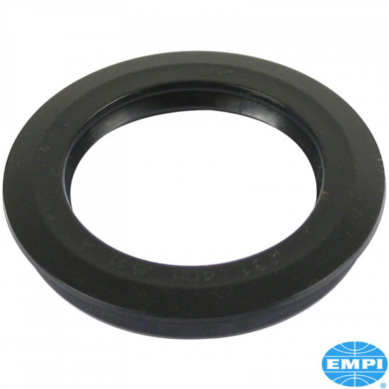 Oil seal for wheel bearing, front. For models with drum brakes