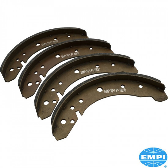 Brake shoe set with linings, rear, 230x30 mm, 4 pcs.