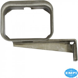 Thermostat bracket, silver zink coated. Fits standard thermostat