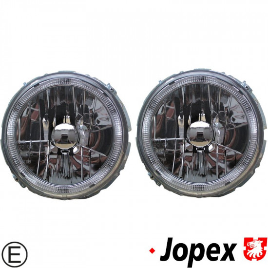 Headlamp set, Angel Eyes, E-marked
