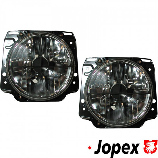 Headlamp set, crystal black