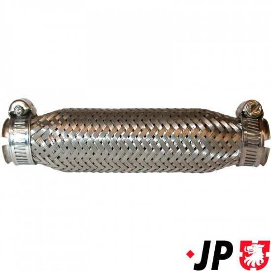 Flex pipe, 25.5x155 mm, with braided inner liner. Stainless steel