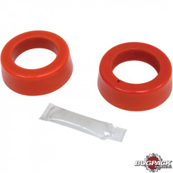 Bushing set for spring plate, outer, smooth, urethane, for I.R.S., outer diameter 1 7/8", 2 pcs.