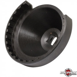 Pinion nut socket for removing and replacing the nut retaining the pinion bearing, Bugpack