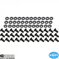 Engine tin mounting set, Compound Built, black