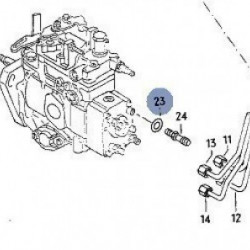 Augstspiediena degvielas sūkņa vara blīvgredzens . VW T3. OE 068130787A.