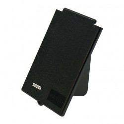 Spare cover black, rectangular, for CEE input socket