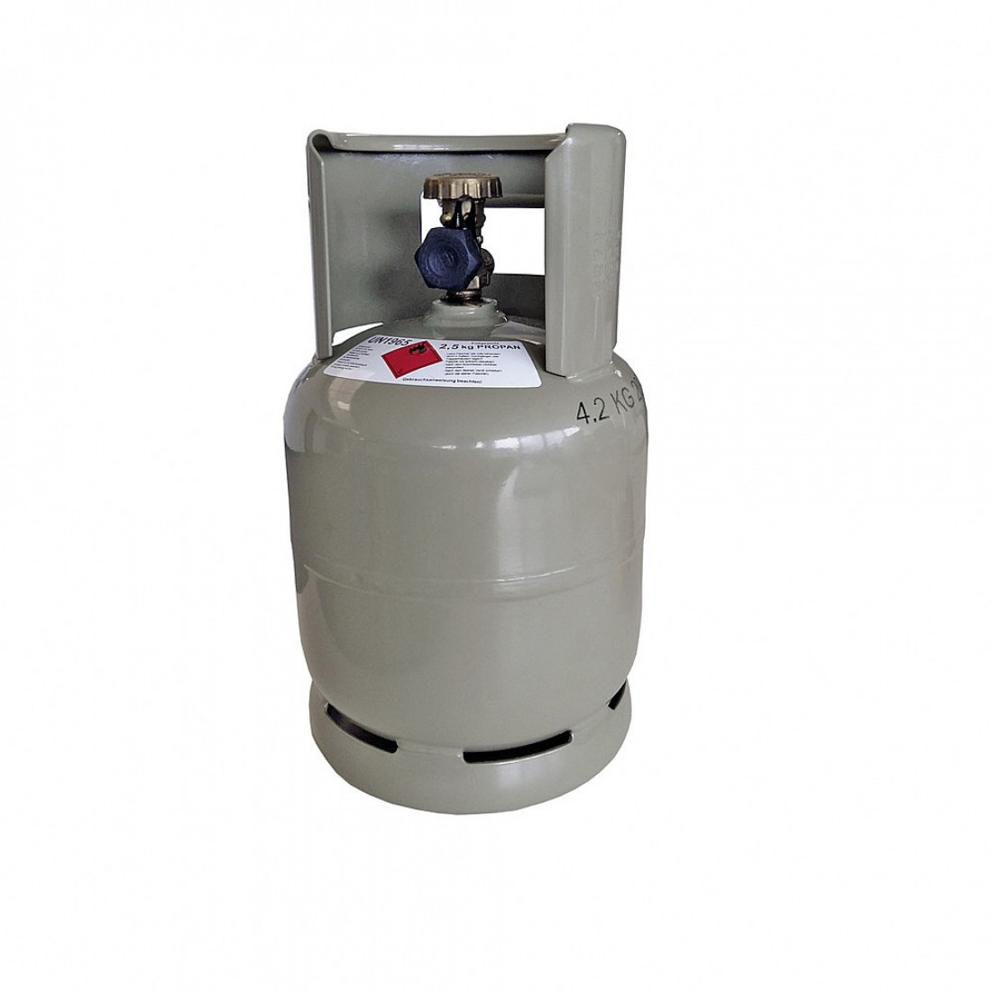 Propane gas bottle steel empty 2.5 kg