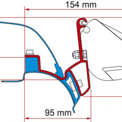 FIAMMA adapter for F35, T5/T6 California 