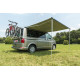 Roof awning Fiamma F40 Van 270 270 x 225 cm Fabric col. royal grey Housing col. deep black 