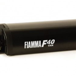 Roof awning Fiamma F40 Van 270 270 x 225 cm Fabric col. royal grey Housing col. deep black 