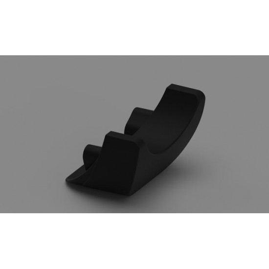 Black protective cap for rails for Rail Premium E-Bike XL 