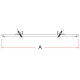 Fiamma bike rack Rail Premium length 128 cm Colour aluminium / silver Fiamma bike rack Rail Premium length 128 cm Colour aluminium / silver
