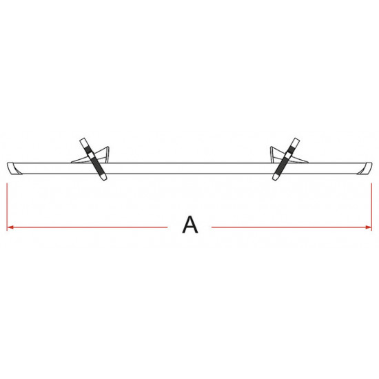 Fiamma bike rack Rail Premium _E-Bike_ XL Length 139 cm col. aluminium / black Fiamma bike rack Rail Premium _E-Bike_ XL Length 139 cm col. aluminium / black
