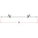 Fiamma bike rack Rail Premium _E-Bike_ XL Length 139 cm col. aluminium / black Fiamma bike rack Rail Premium _E-Bike_ XL Length 139 cm col. aluminium / black