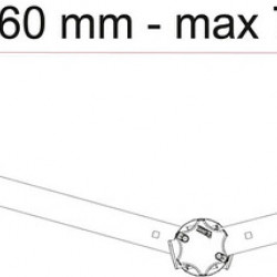 Spacer Bike Block FIAMMA Pro S D3 col. aluminium  26-79 cm 