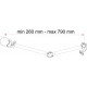 Spacer Bike Block FIAMMA Pro S D3 col. aluminium 26-79 cm Spacer Bike Block FIAMMA Pro S D3 col. aluminium 26-79 cm