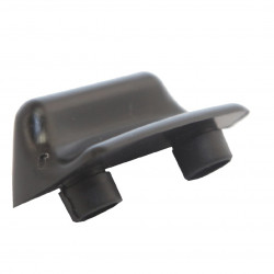 End piece for sliding door handle finger plate, early version 